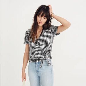 Madewell Gingham Top